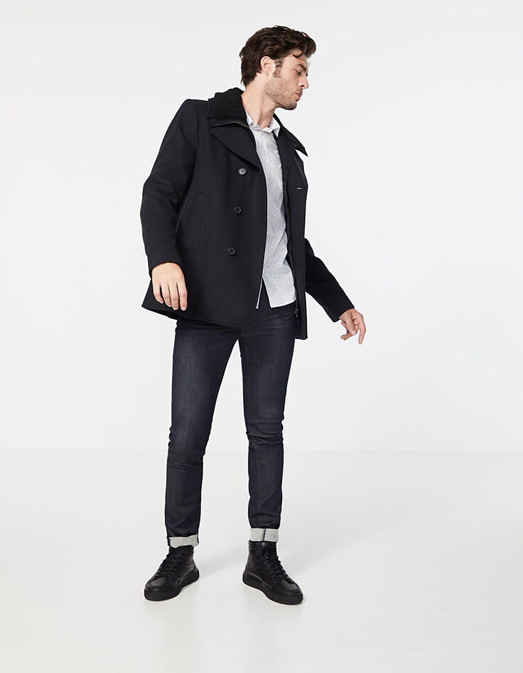 Camisa SLIM blanca estampado letras NYC Hombre-6