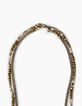 Long gold tassel necklace-3