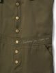 Combi short fluide kaki en Tencel© fille-6
