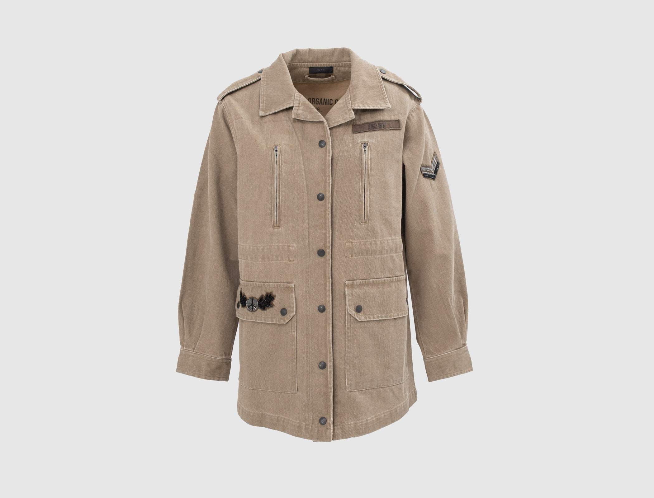 Veste kaki ikks best sale femme