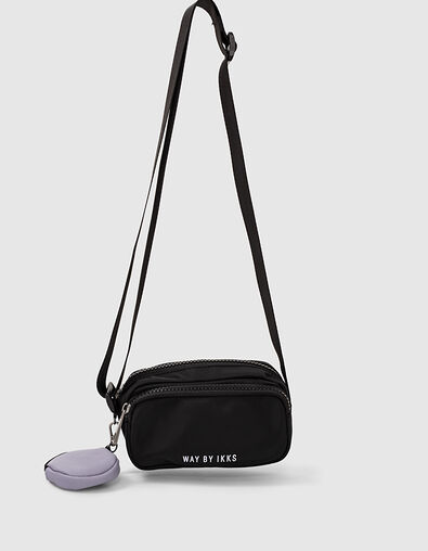 Sac banane 2 en 1 noir avec porte-monnaie fille - IKKS