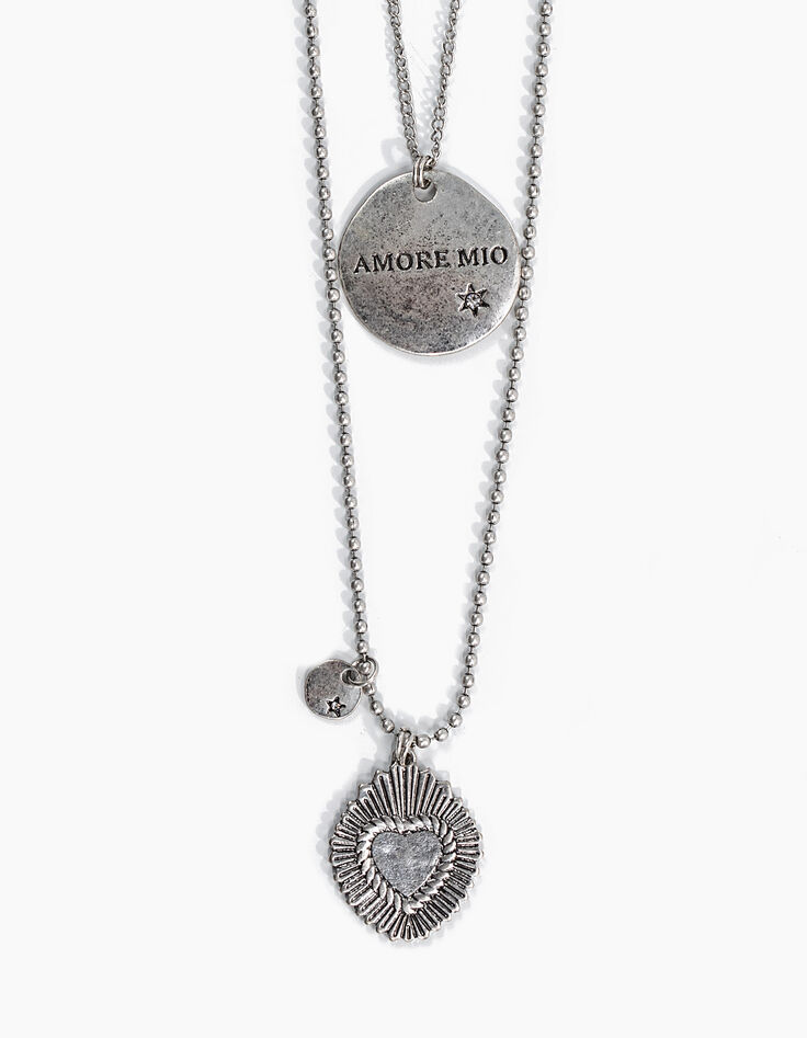 Sautoir 3 rangs Amore Mio femme-2
