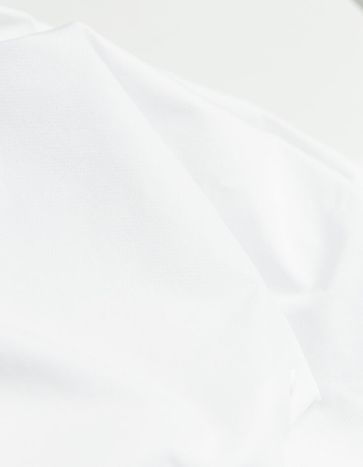Camisa regular blanca punto Easy Care hombre-7