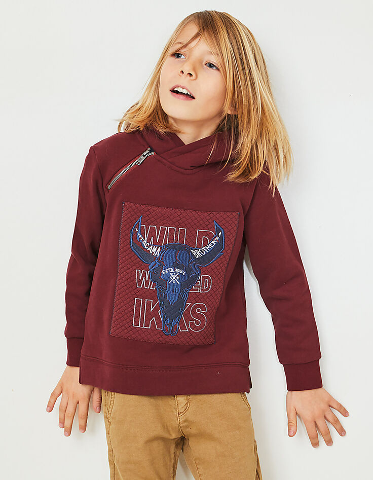 Boys' skull sweatshirt-1