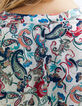 Women’s paisley floral print midi dress-4