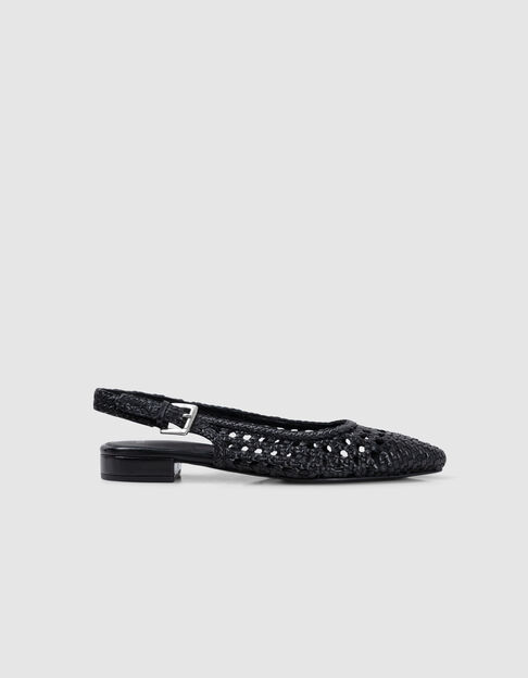 Schwarze Ballerina-Slingbacks - IKKS