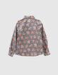 Boys’ grey and orange shirt with motifs-2