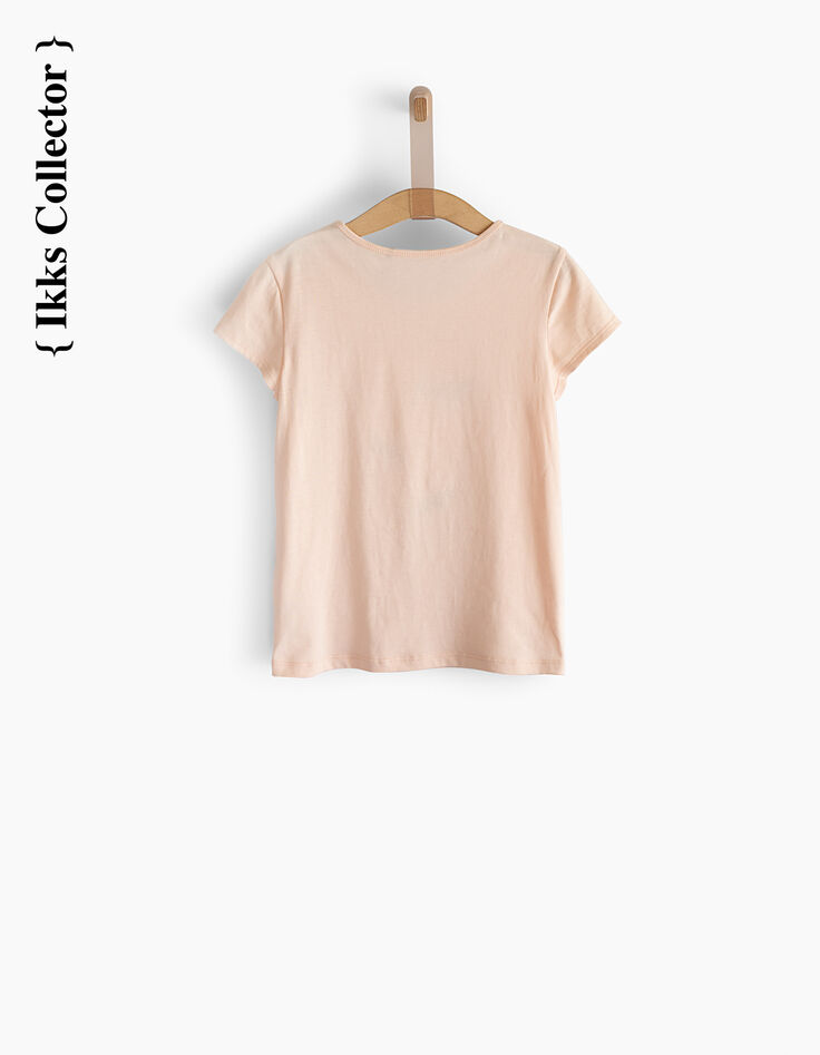Rosa Mädchen-T-Shirt Collector The Hippie-4