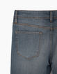 Men's blue slim jeans-3