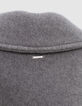 Girl's long grey wool coat-6 Girl's long grey wool coat-6