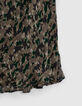 Vestido largo líquen estampado verde camuflaje mujer-3