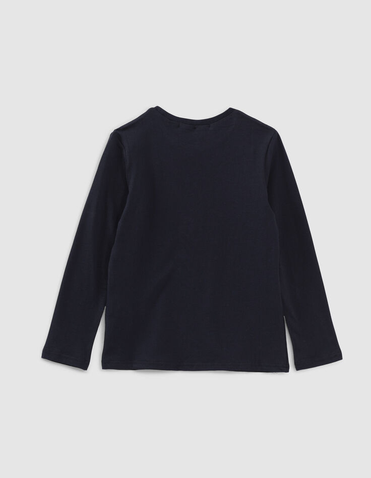 Camiseta sport navy casco pinchos niño -3