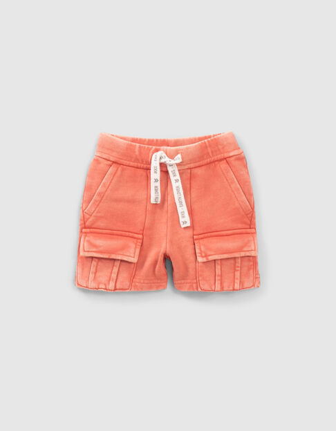 Oranje battlebermuda babyjongens
