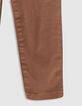 Blauwe loose chinobroek jongens-4