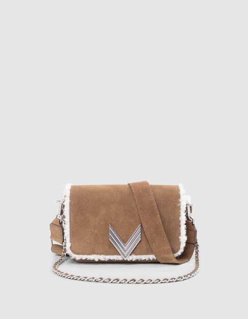 Le 111 MONTSOURIS camel leer revers Femme - IKKS