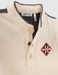 Polo beige maxi coton bio patch au dos bébé garçon-4