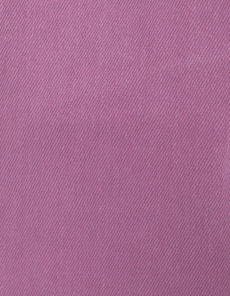Baby girls’ mauve jeans with ethnic embroidery-5
