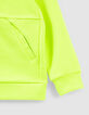 Boys’ neon green cardigan-4