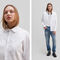 Unisex white organic cotton Gender Free shirt - IKKS image number 6