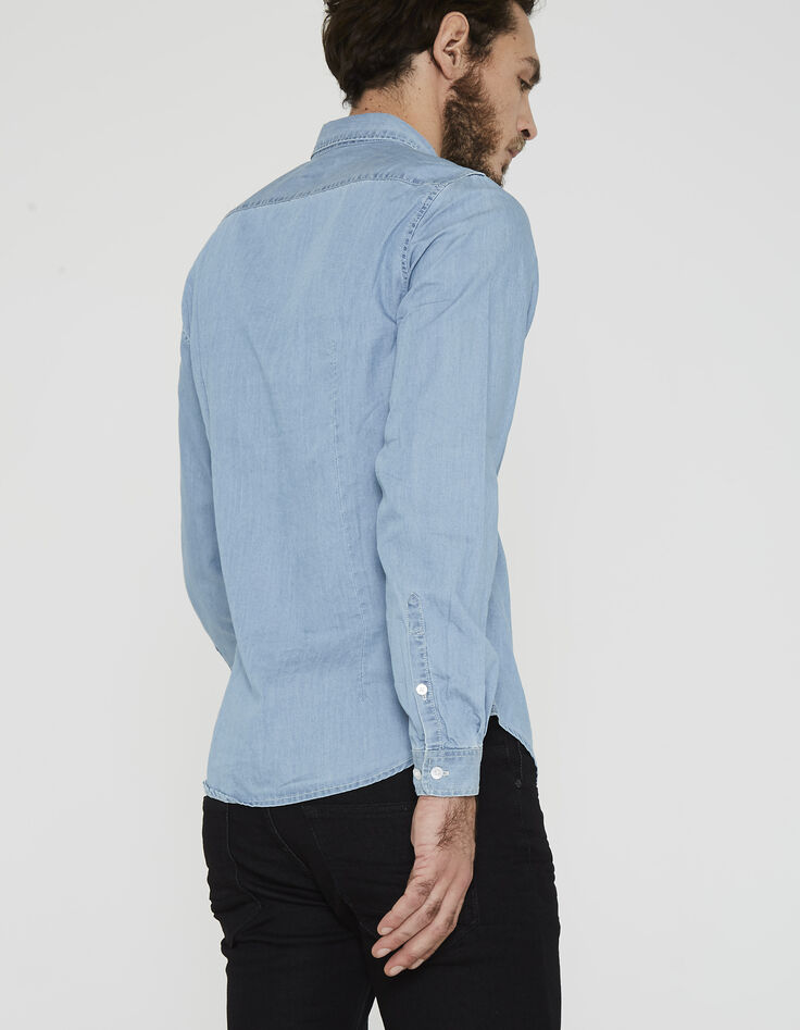 Chemise denim homme-3