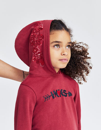 Rode sweater voor meisjes - IKKS