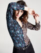 Women’s leopard and jungle print viscose shirt-1