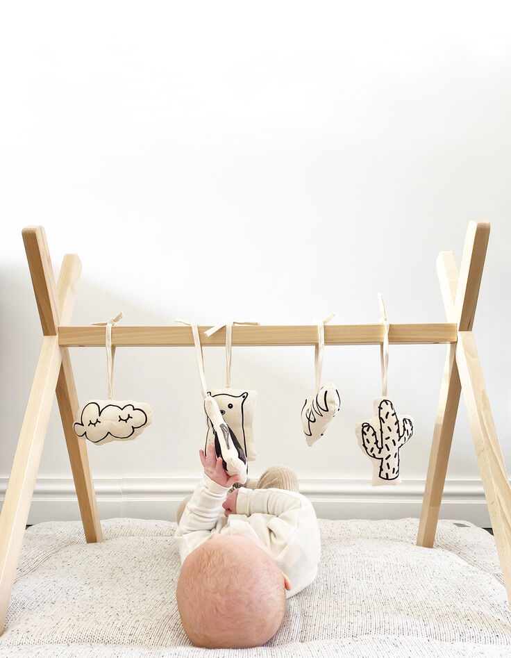 Set 5 jouets en coton pour arche d'activité CHILDHOME-1 Set 5 jouets en coton pour arche d'activité CHILDHOME-1