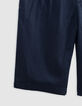 Bermudas tipo chino azul marino niño-7