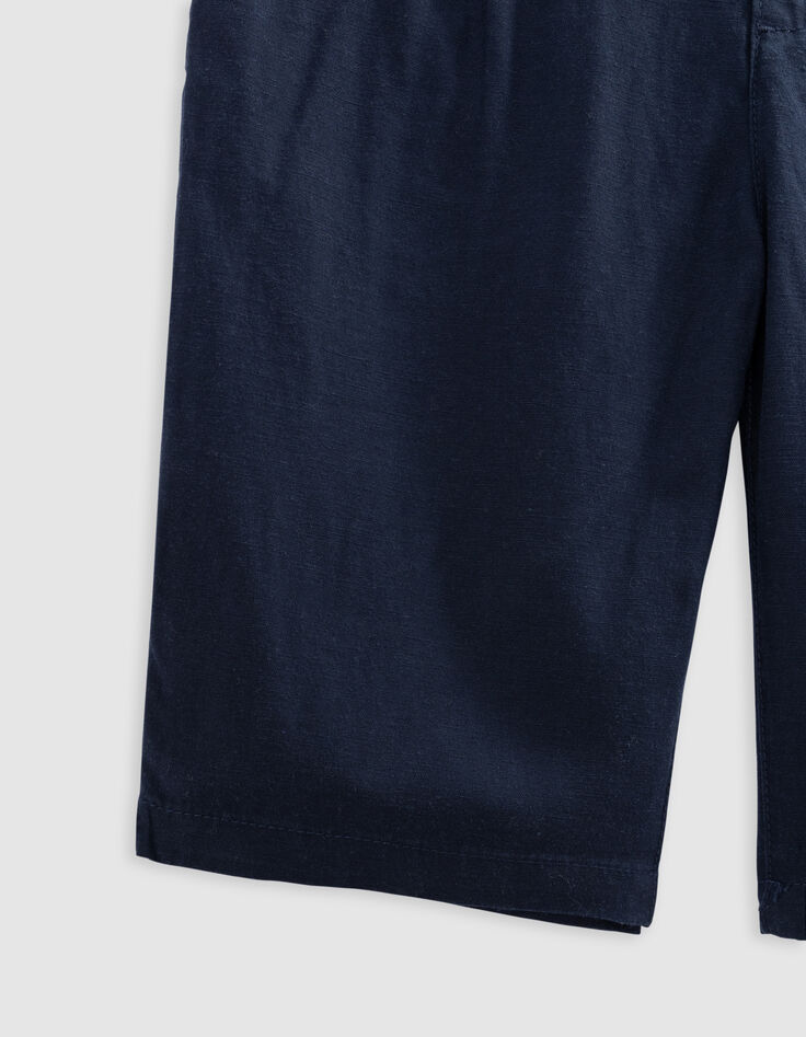 Bermudas tipo chino azul marino niño-7