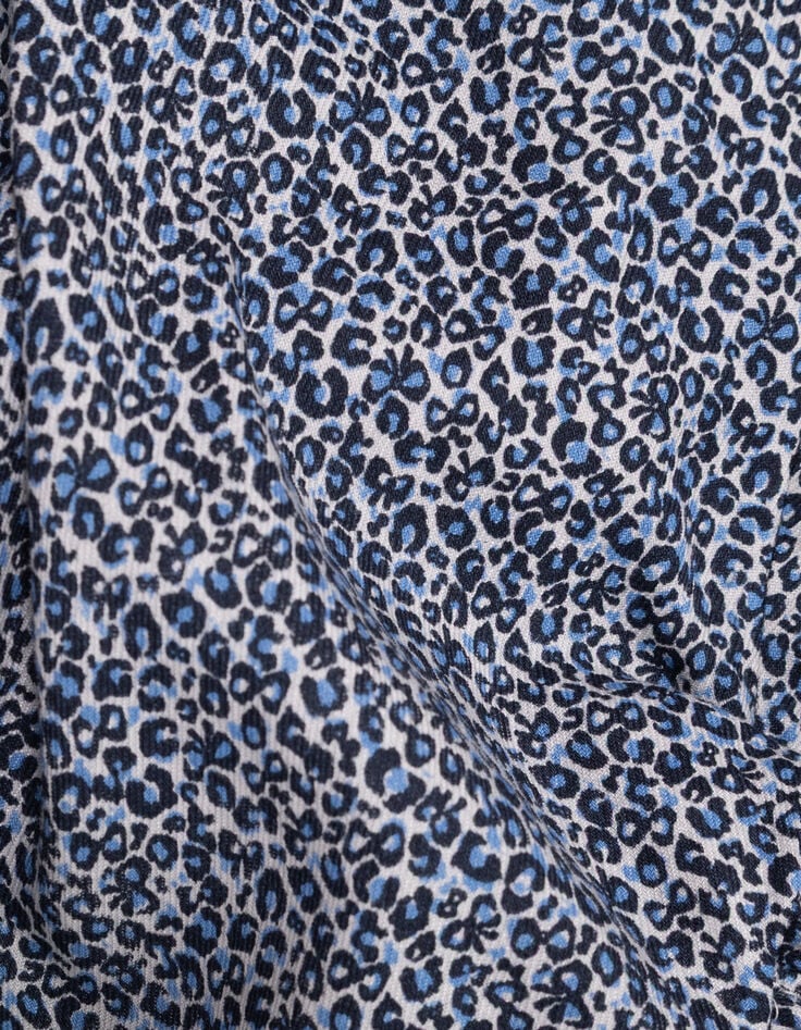 Blouse marine imprimé léopard-noeuds fille-6 Blouse marine imprimé léopard-noeuds fille-6