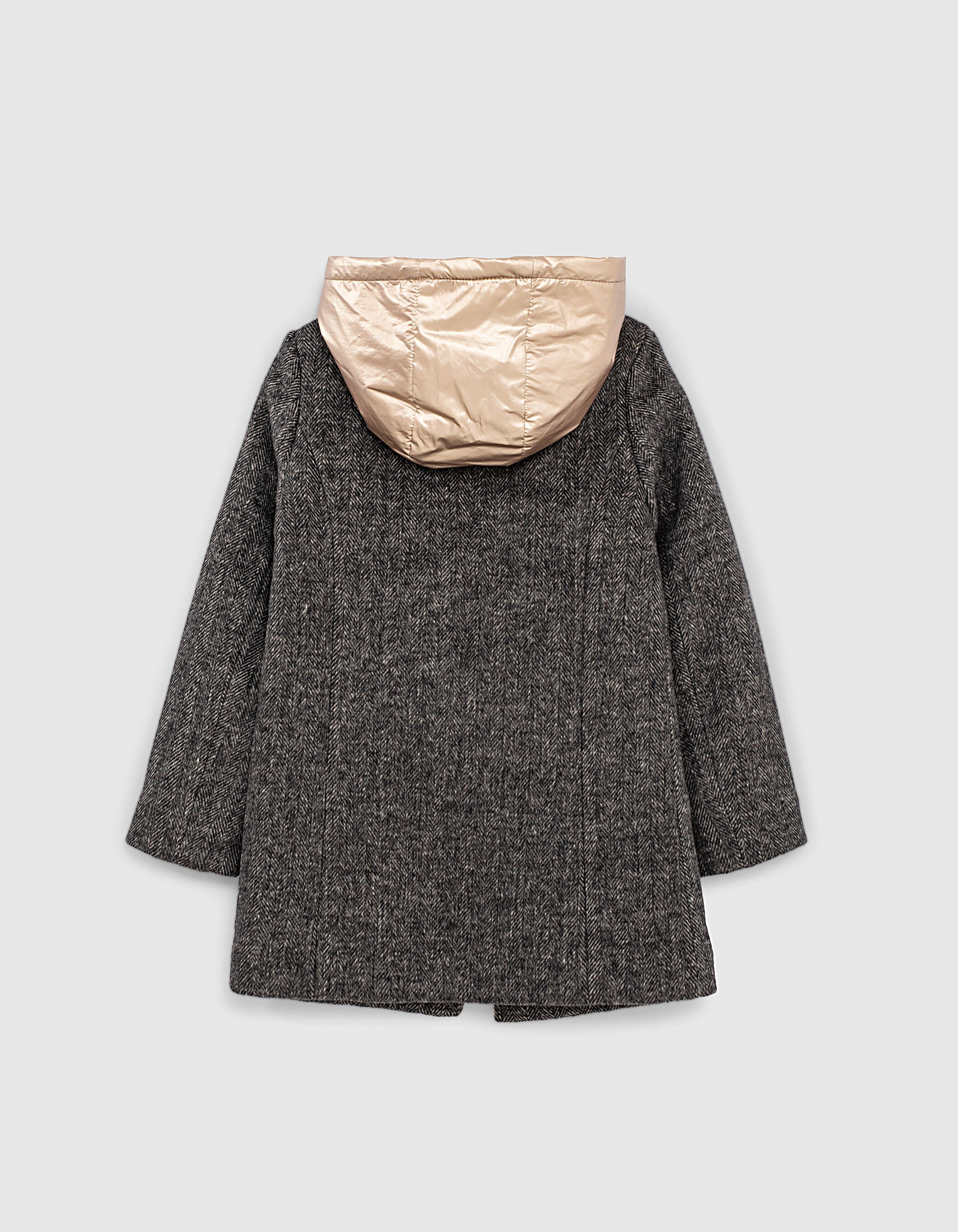 Manteau sale ikks gris