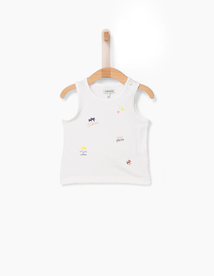 Blouse 2 en 1 avec top printé bébé fille-2 Blouse 2 en 1 avec top printé bébé fille-2