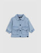 Baby boy blue denim jacket-1