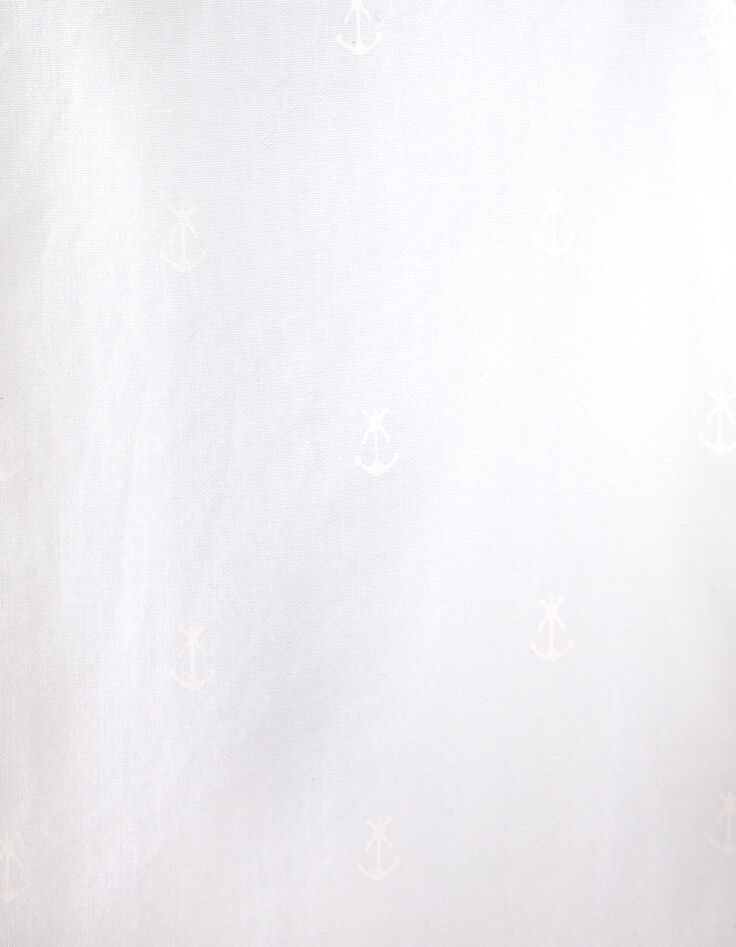 Chemise blanche imprim&eacute; ancres gar&ccedil;on-5