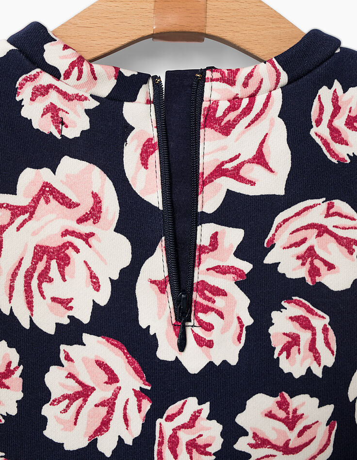 Sudadera flores niña-5