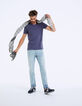 Tee-shirt shadow en maille coton et lin Homme -6