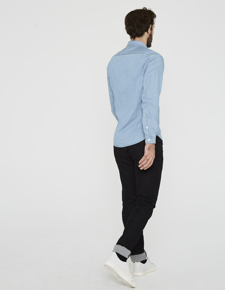 Chemise denim homme-2