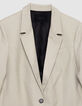 Women's beige suit jacket-7