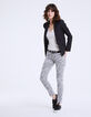 Sculpt-up-Damenjeans, Slim-Fit mit Zebraprint-6
