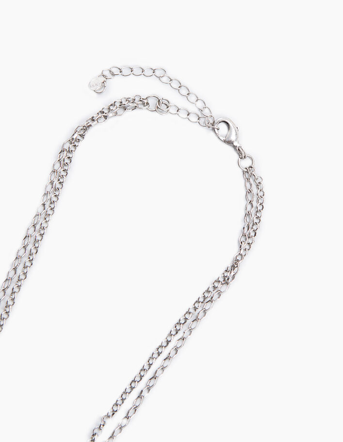 Women’s skeleton medallion multi-strand long necklace - IKKS