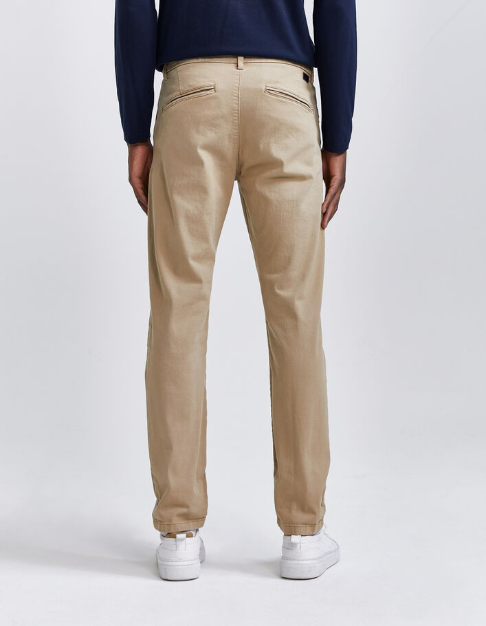 Pantalon chino SLIM beige Homme-3