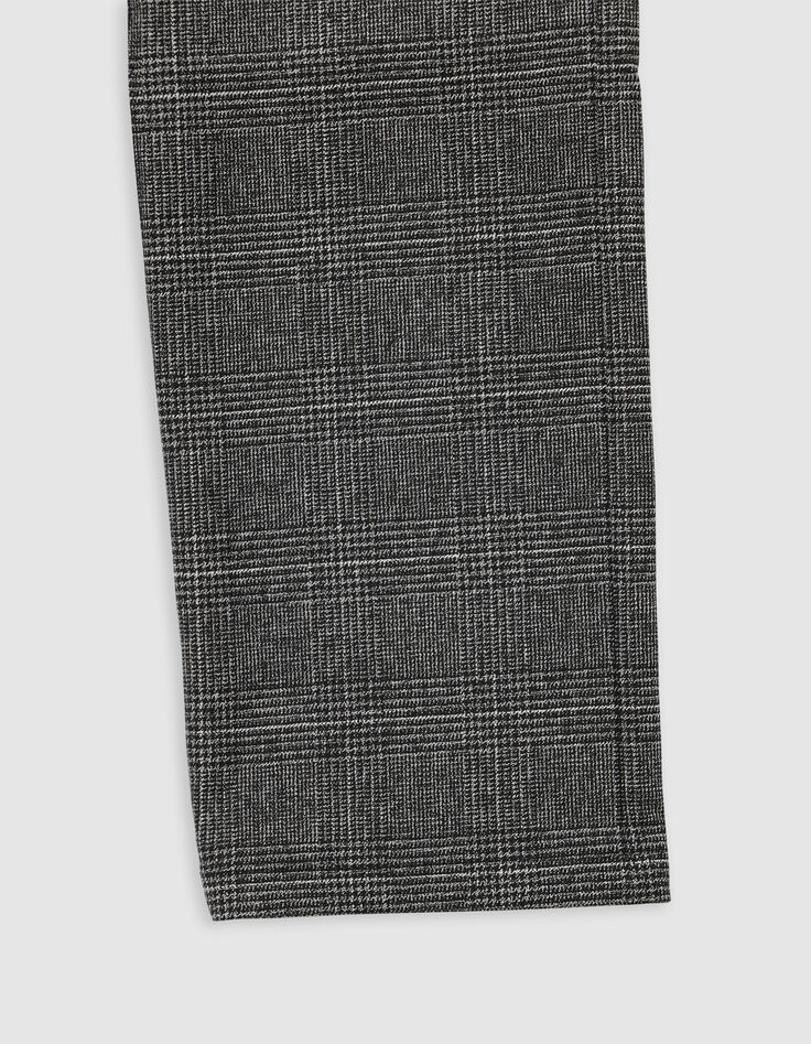 Schwarze Prince of Wales CHINO-Hose für Jungen-5 Schwarze Prince of Wales CHINO-Hose für Jungen-5