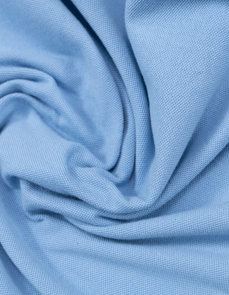 Polo bleu broderie K-éclair garçon-8