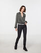 Gecoate zwarte slim jeans, sculpt up ritsen zakken-6