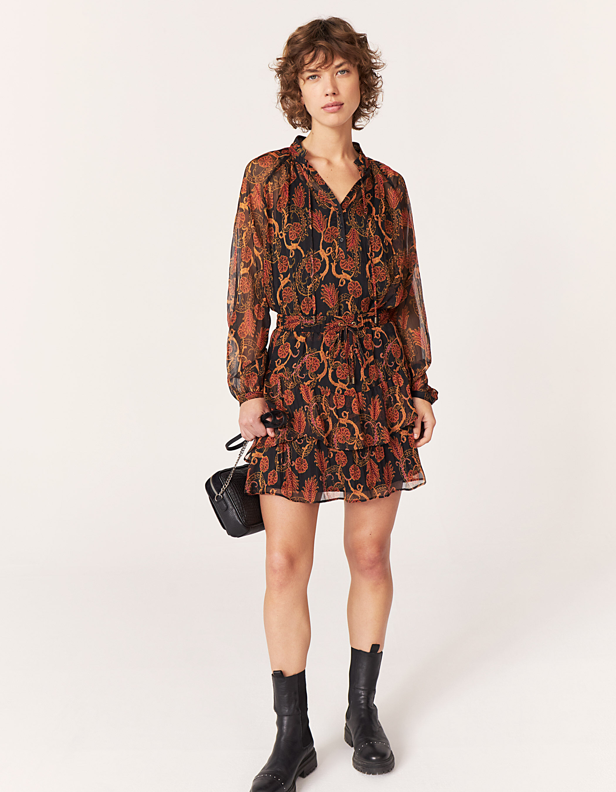 Jupe courte voile long clearance