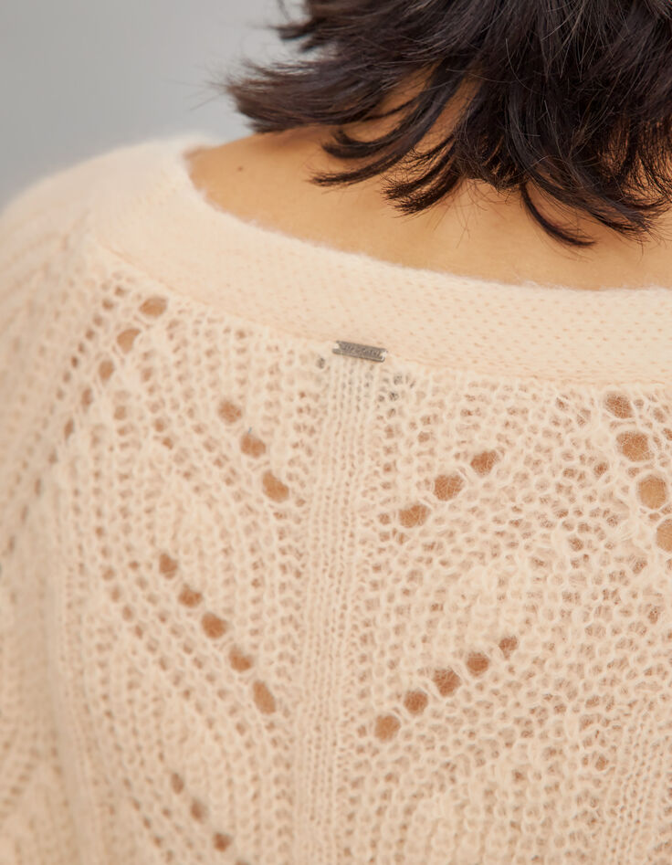 Women’s openwork knit cardigan-5
