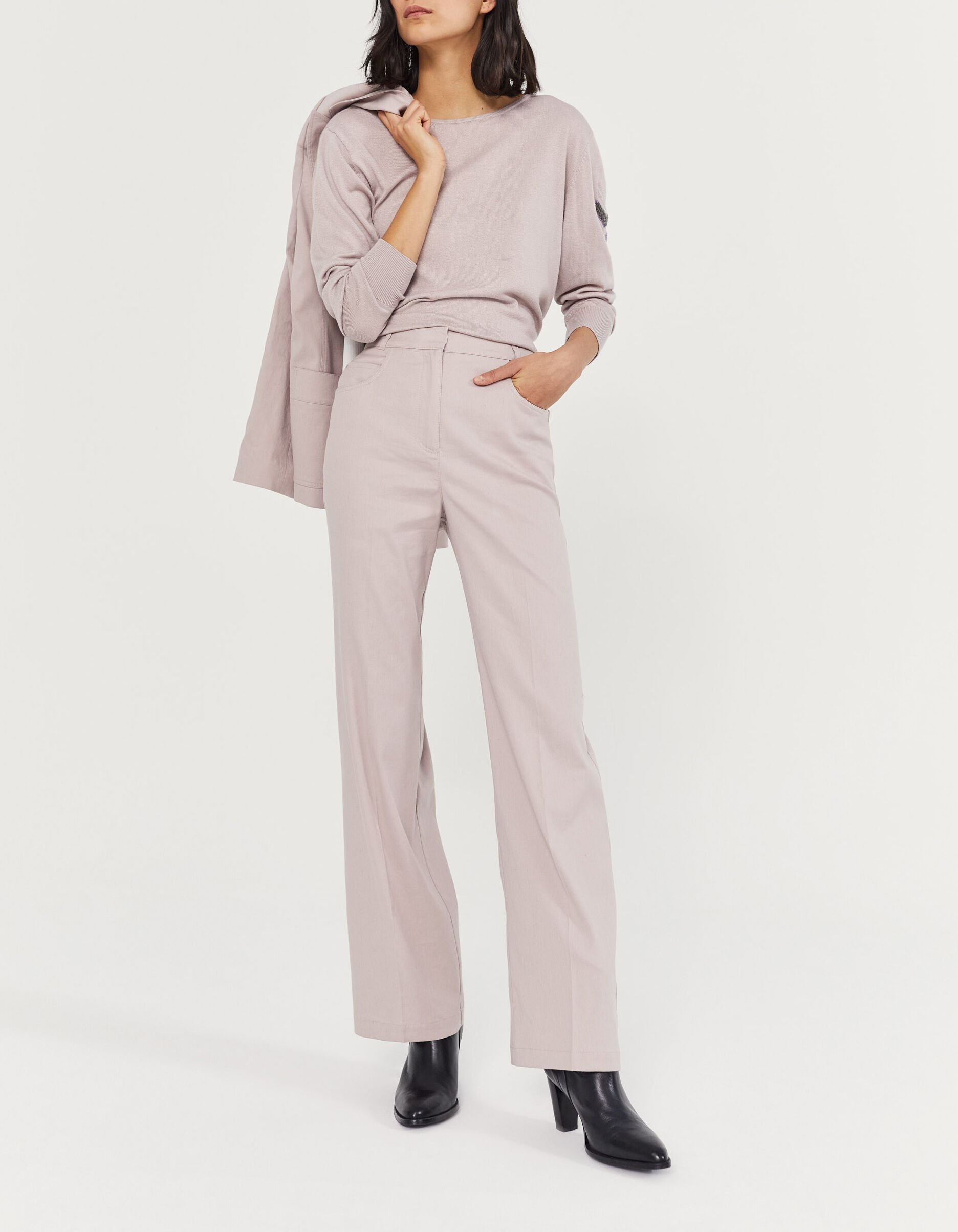Pantalon coton lin femme 2025