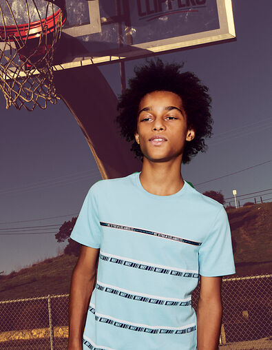 Camiseta laguna con rayas WAY niño  - IKKS