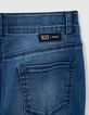 Jean skinny stone blue à bandes latérales fille-5