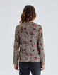 Cremeweißer Recycling-Damenblazer mit Leo-Paisleyprint-3